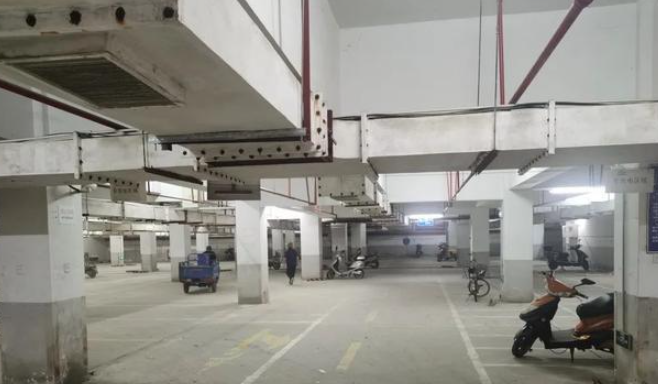 运河上宸地下车库飞线